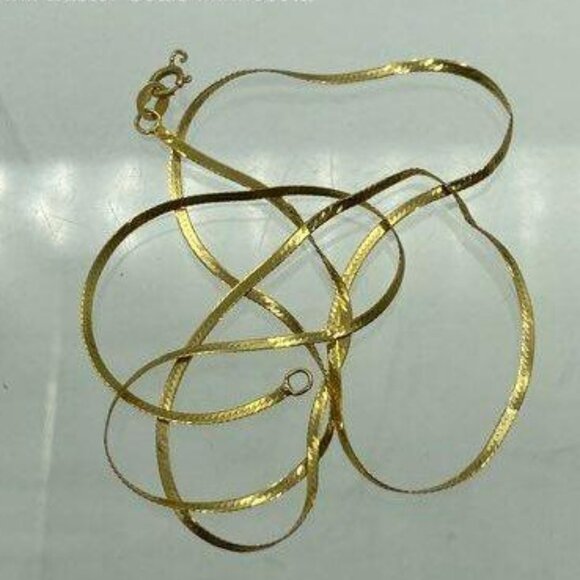 14K Yellow Gold Necklace Chain Jewelry=== SCRAP==- 1.14 Grams=WE LIKE OFFERS - Picture 2 of 3